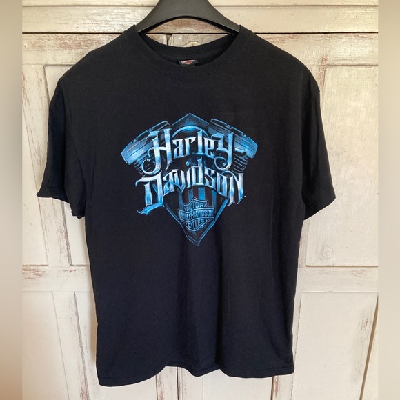 Harley-Davidson Other - Harley Davidson Mens T-Shirt Size Large Roadhouse Harley Davidson Mt. Vernon Il.